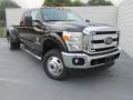 Shadow Black - F350 Super Duty Lariat Crew Cab 4x4 DRW Photo No. 2