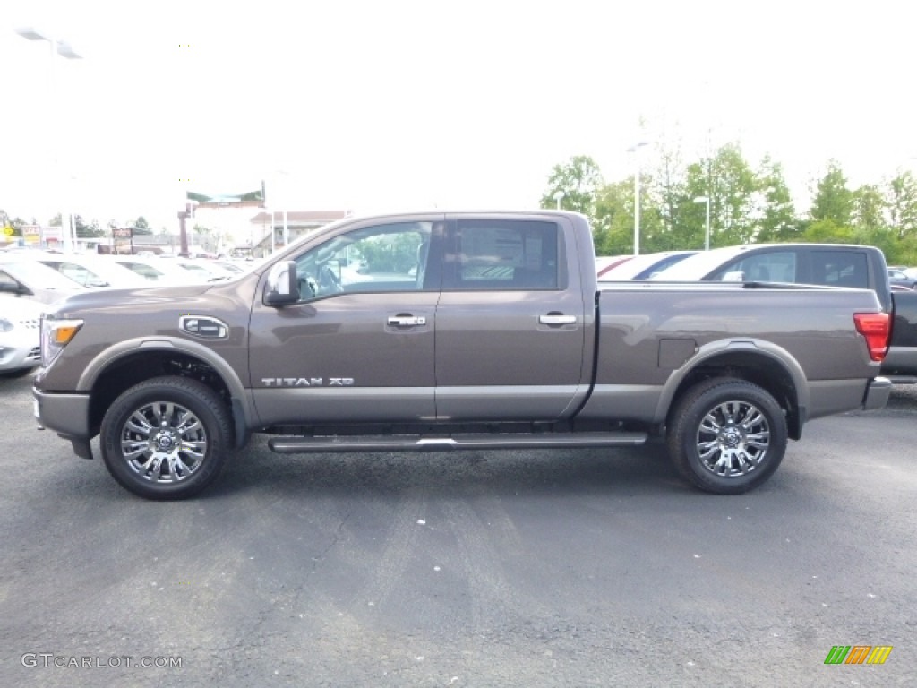 2016 TITAN XD Platinum Reserve Crew Cab 4x4 - Java Metallic / Platinum Reserve Black/Brown Leather photo #10