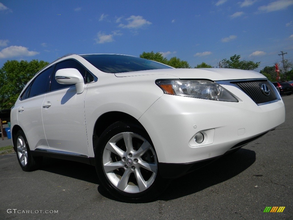 2012 RX 350 - Starfire White Pearl / Black photo #2