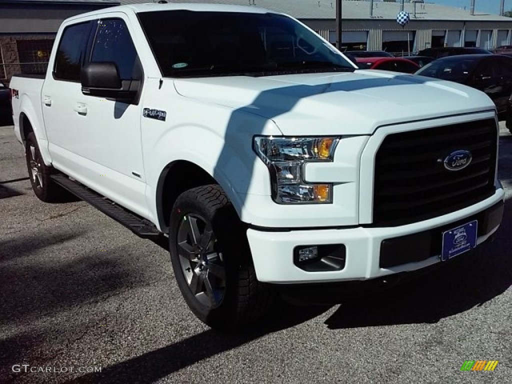 2016 F150 XLT SuperCrew 4x4 - Oxford White / Black photo #1