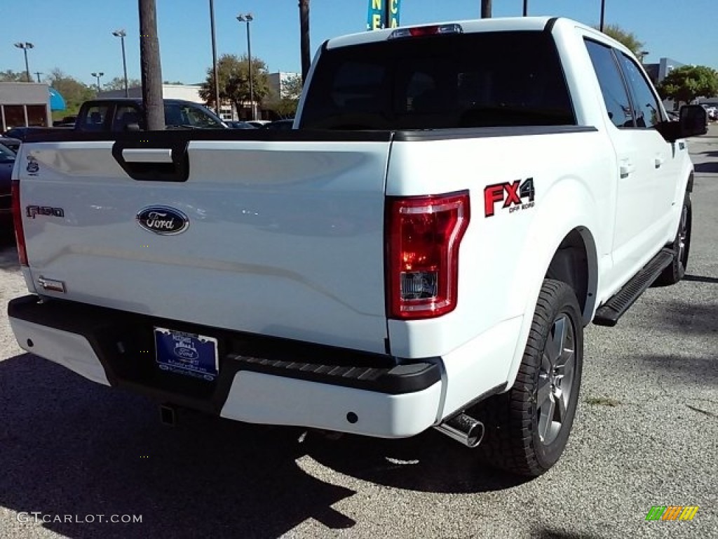2016 F150 XLT SuperCrew 4x4 - Oxford White / Black photo #14