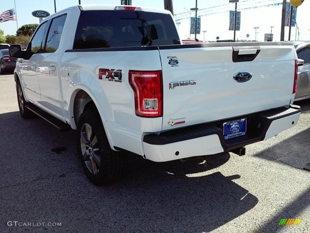 2016 F150 XLT SuperCrew 4x4 - Oxford White / Black photo #15