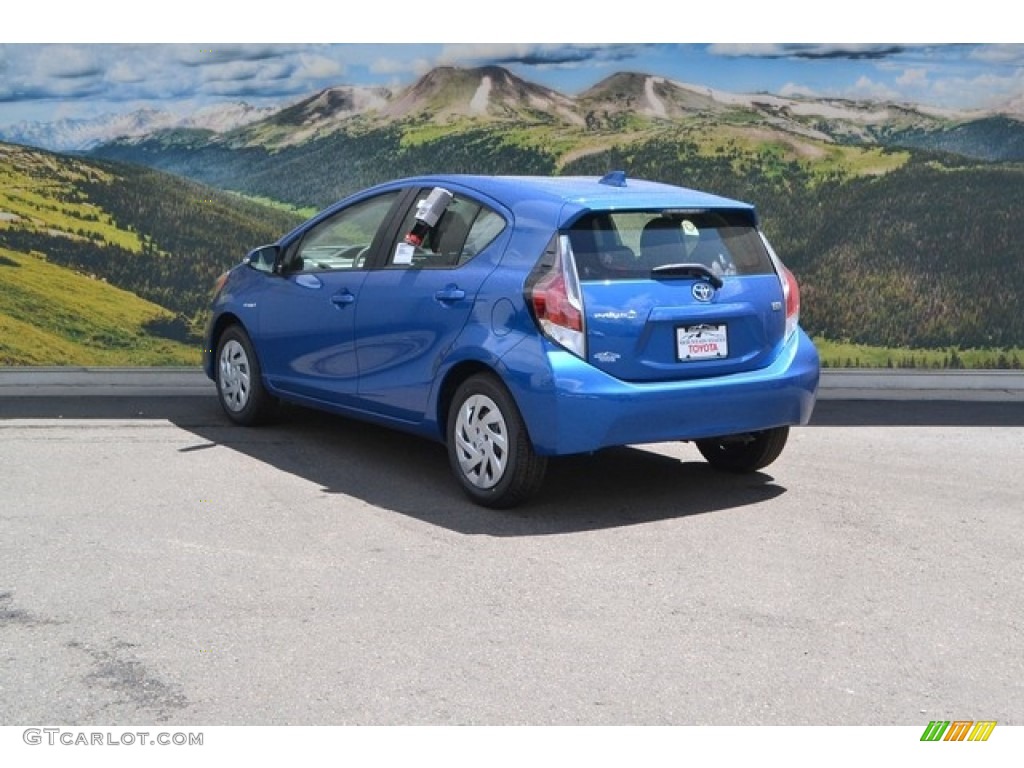 2016 Prius c Two - Blue Streak Metallic / Black photo #3