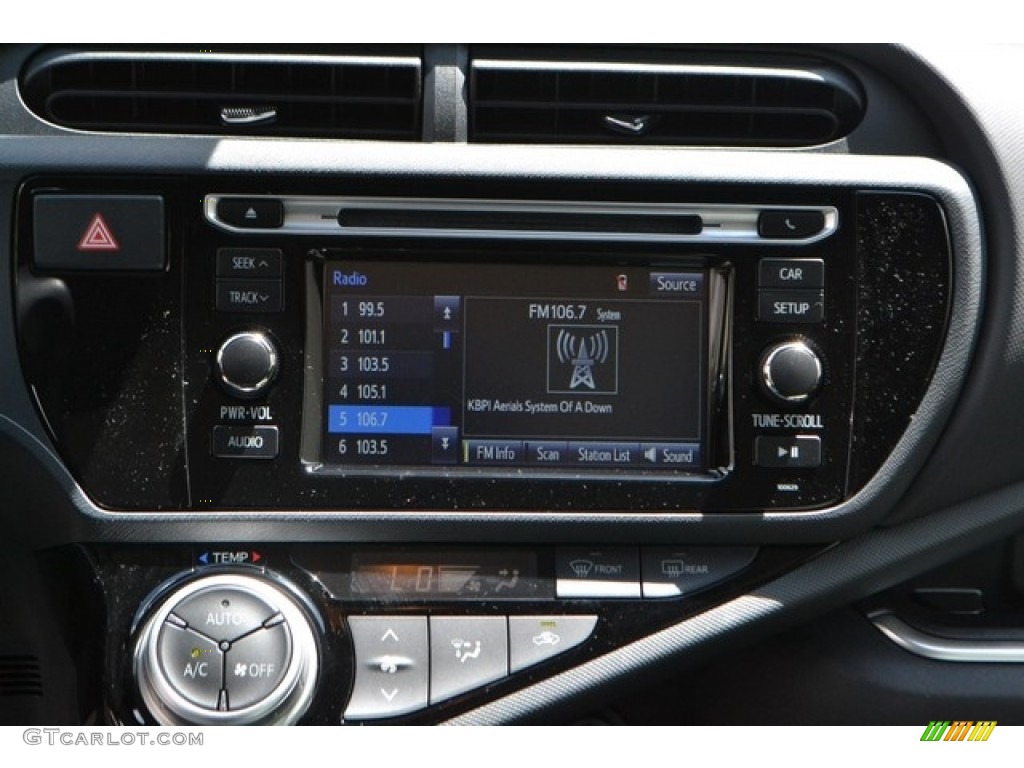 2016 Prius c Two - Blue Streak Metallic / Black photo #6