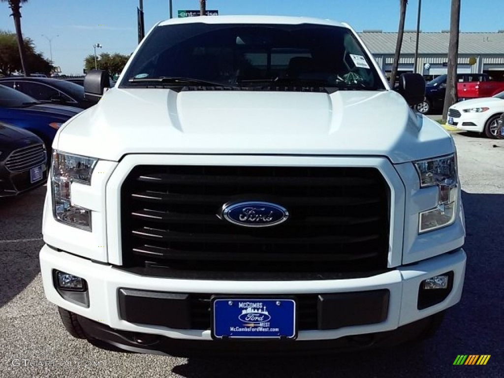 2016 F150 XLT SuperCrew 4x4 - Oxford White / Black photo #18