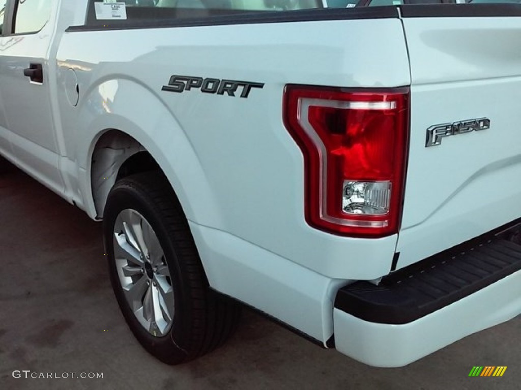 2016 F150 XL SuperCrew - Oxford White / Medium Earth Gray photo #14