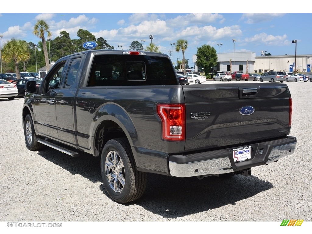 2016 F150 XLT SuperCab - Magnetic / Medium Earth Gray photo #8