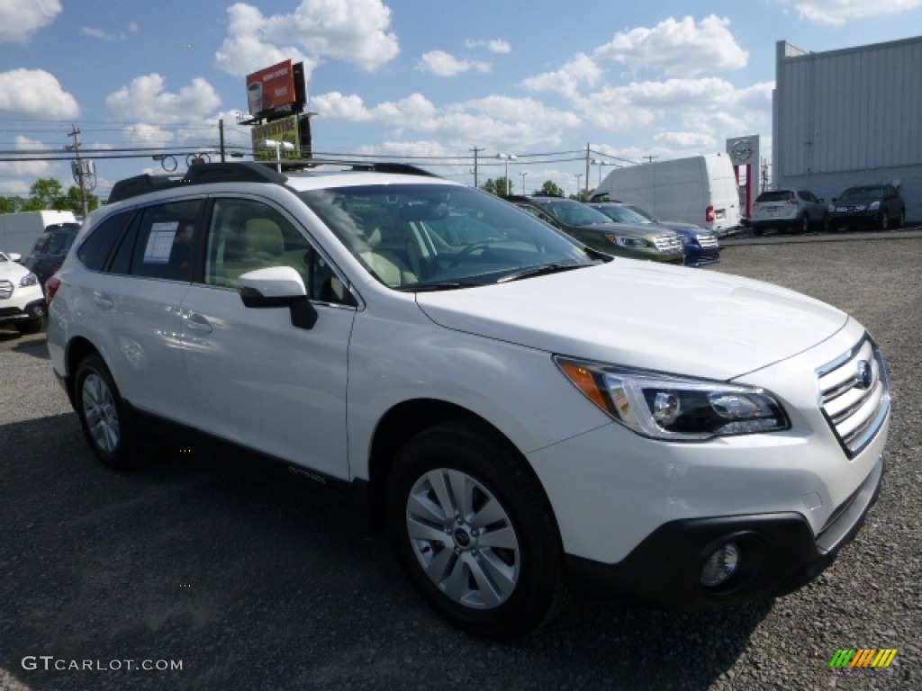 Crystal White Pearl Subaru Outback