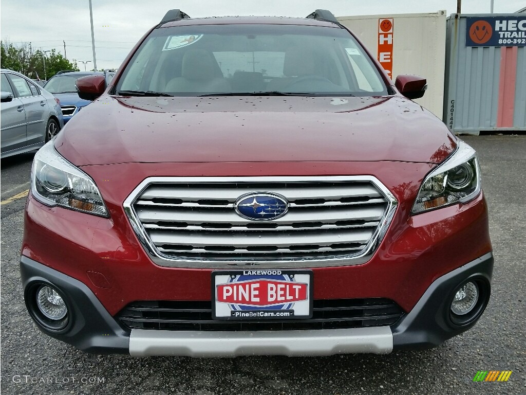 2016 Outback 2.5i Limited - Venetian Red Pearl / Warm Ivory photo #2