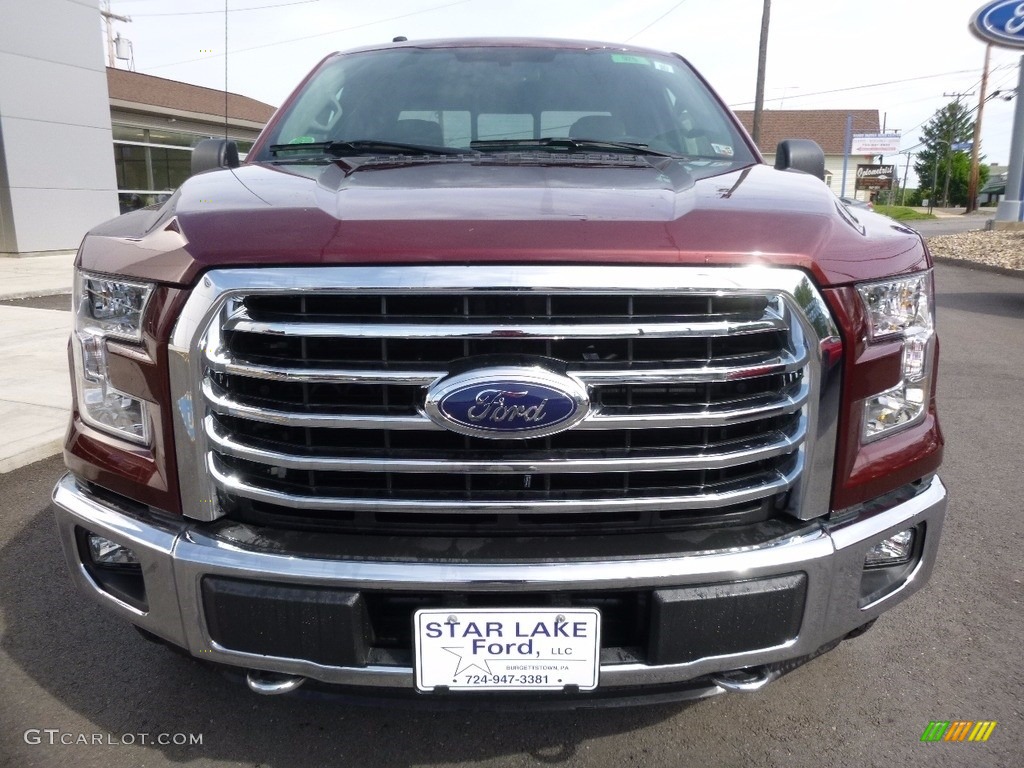 2016 F150 XLT SuperCab 4x4 - Bronze Fire / Medium Earth Gray photo #2