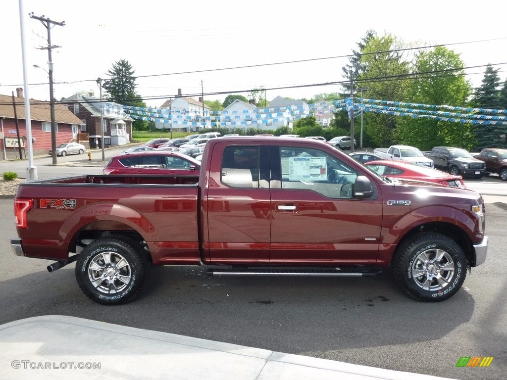 2016 F150 XLT SuperCab 4x4 - Bronze Fire / Medium Earth Gray photo #4