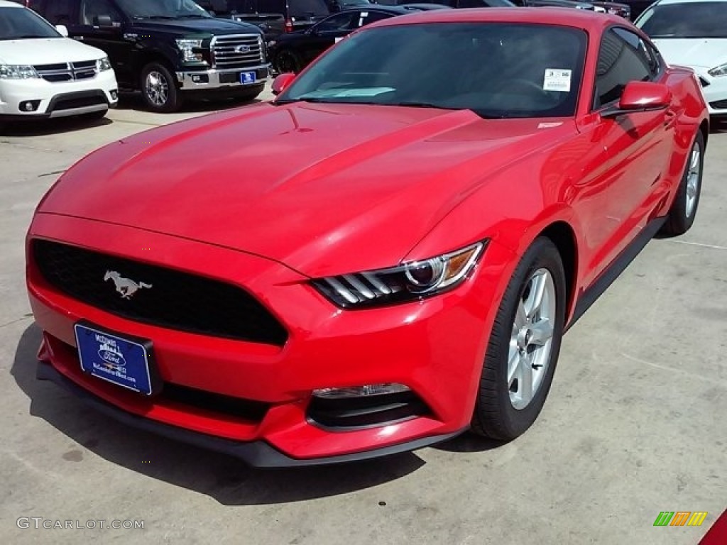 2016 Mustang V6 Coupe - Race Red / Ebony photo #6
