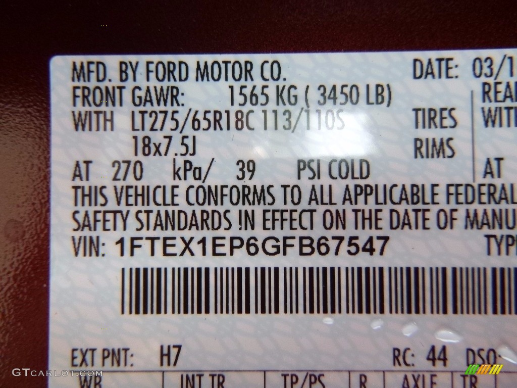 2016 F150 XLT SuperCab 4x4 - Bronze Fire / Medium Earth Gray photo #13