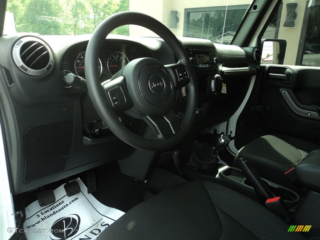 2016 Wrangler Unlimited Sport 4x4 - Bright White / Black photo #7