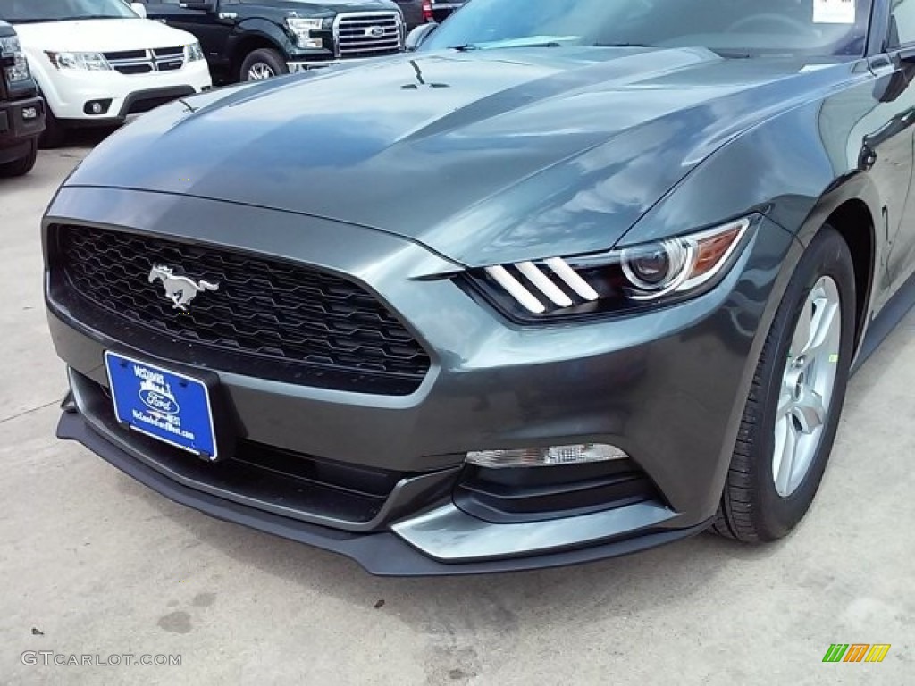 2016 Mustang V6 Coupe - Magnetic Metallic / Ebony photo #5