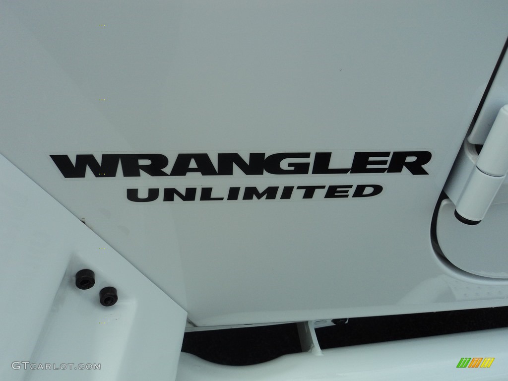 2016 Wrangler Unlimited Sport 4x4 - Bright White / Black photo #24
