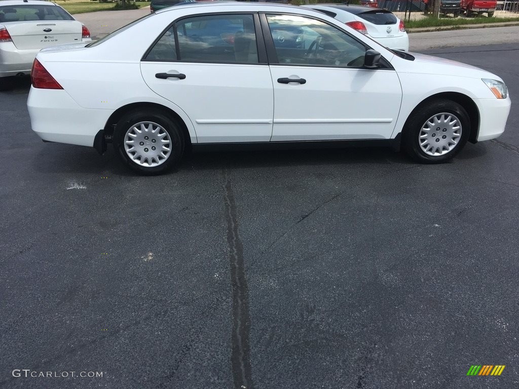2007 Accord Value Package Sedan - Taffeta White / Ivory photo #3