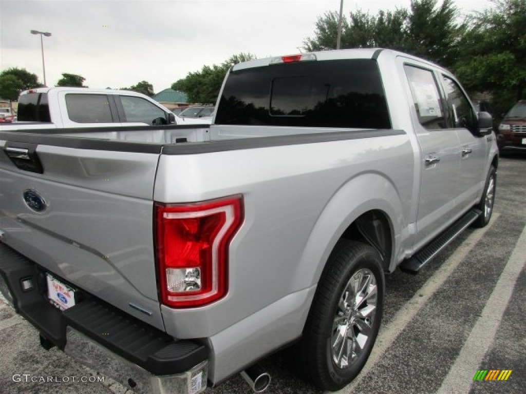 2016 F150 XLT SuperCrew - Ingot Silver / Medium Earth Gray photo #8