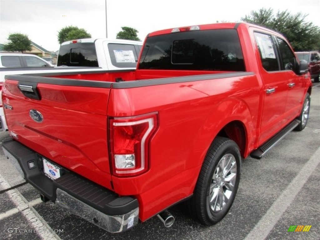 2016 F150 XLT SuperCrew - Race Red / Medium Earth Gray photo #9