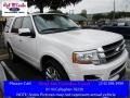 2016 White Platinum Metallic Tricoat Ford Expedition Limited  photo #1