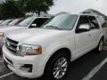 2016 White Platinum Metallic Tricoat Ford Expedition Limited  photo #2