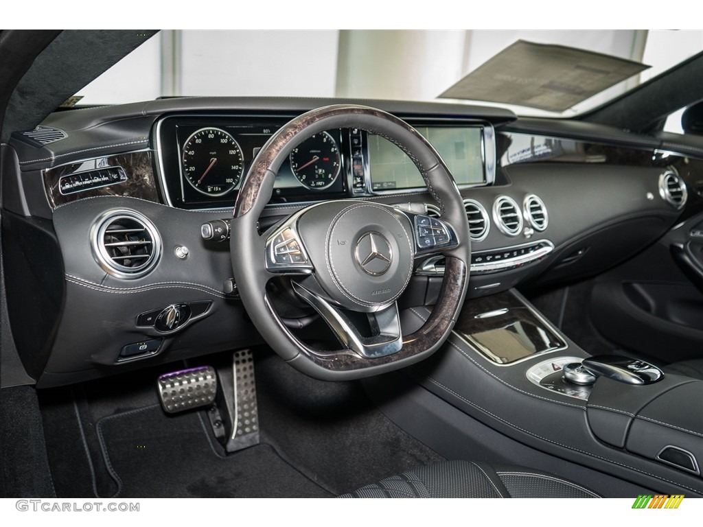 2016 Mercedes-Benz S 550 4Matic Coupe designo Black Dashboard Photo #113240826