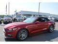 2016 Ruby Red Metallic Ford Mustang EcoBoost Premium Convertible  photo #3