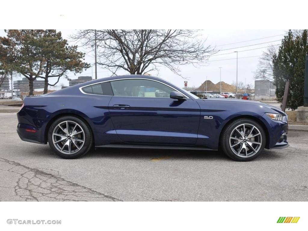 2015 Mustang 50th Anniversary GT Coupe - 50th Anniversary Kona Blue Metallic / 50th Anniversary Cashmere photo #1