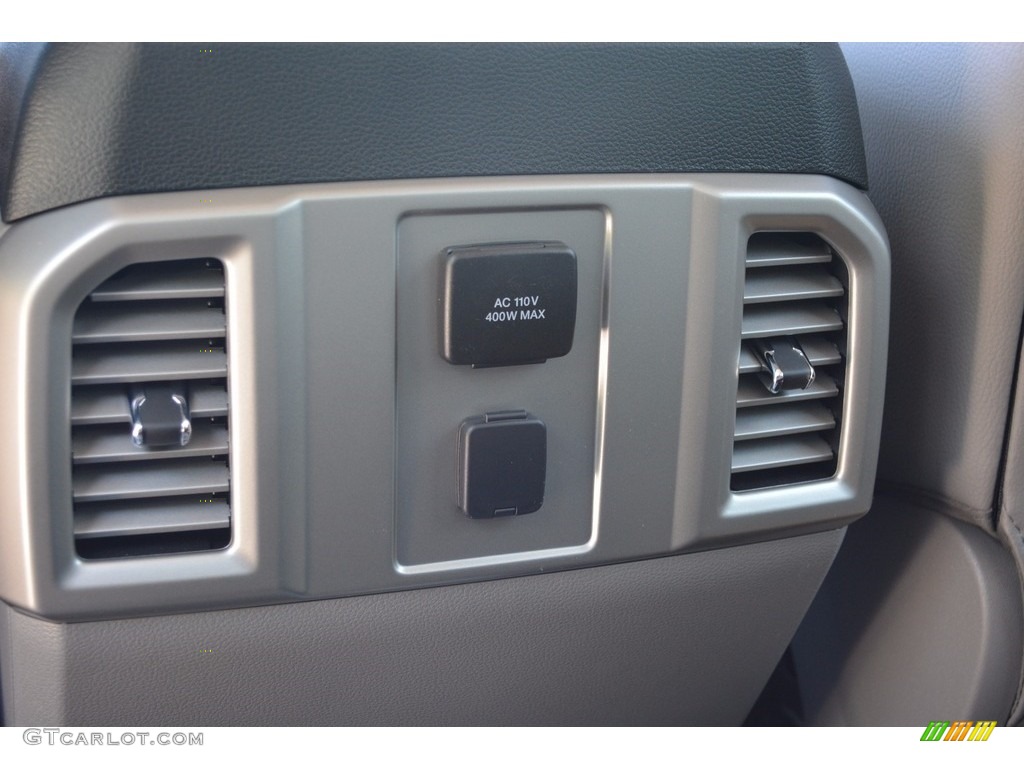 2016 F150 Lariat SuperCrew 4x4 - Oxford White / Medium Earth Gray photo #22