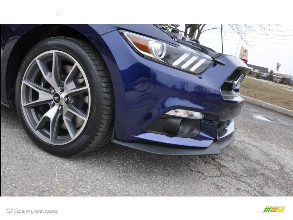 2015 Mustang 50th Anniversary GT Coupe - 50th Anniversary Kona Blue Metallic / 50th Anniversary Cashmere photo #4