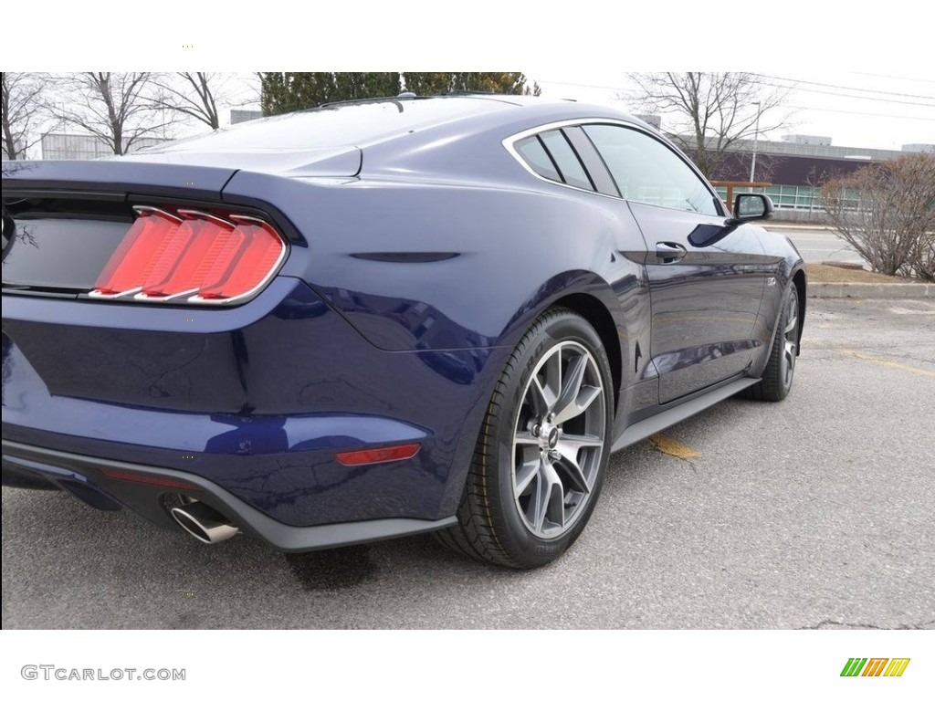 2015 Mustang 50th Anniversary GT Coupe - 50th Anniversary Kona Blue Metallic / 50th Anniversary Cashmere photo #7