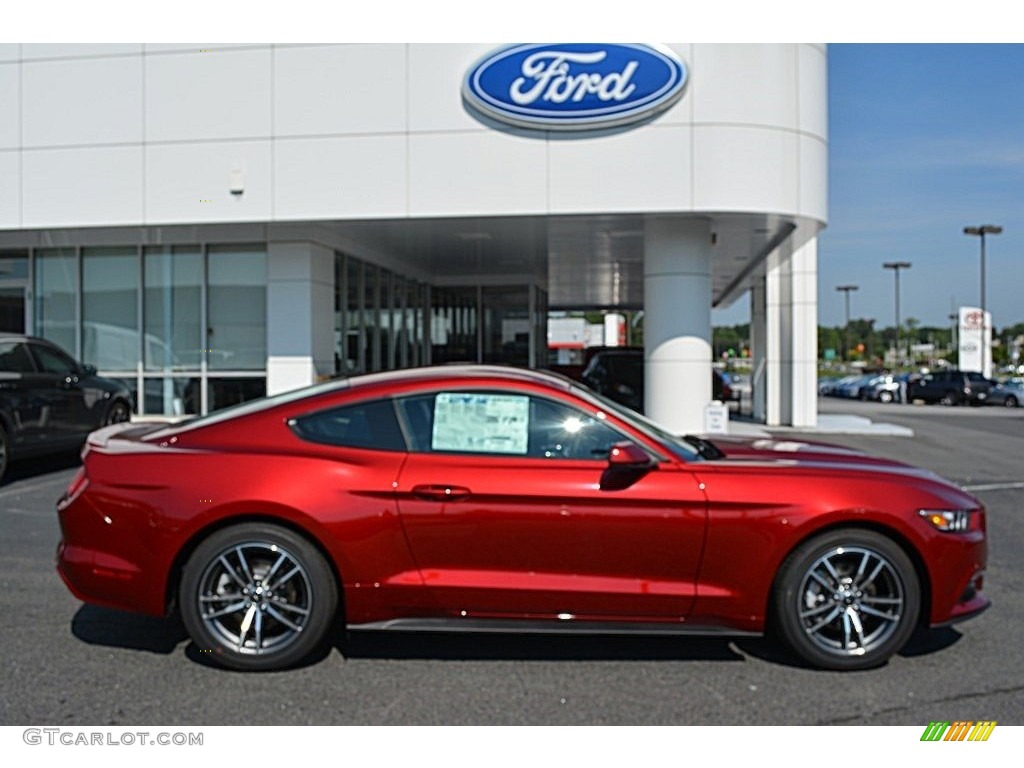 2016 Mustang EcoBoost Coupe - Ruby Red Metallic / Ebony photo #2