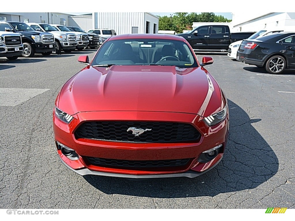 2016 Mustang EcoBoost Coupe - Ruby Red Metallic / Ebony photo #4