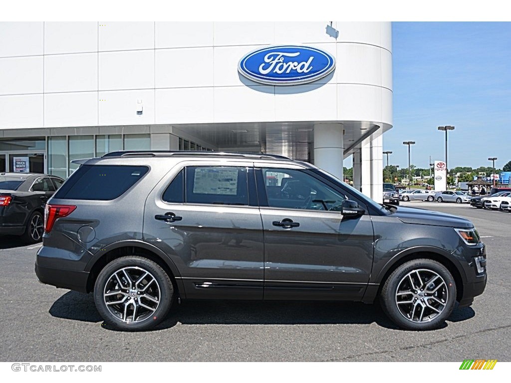 2016 Explorer Sport 4WD - Magnetic Metallic / Ebony Black photo #2