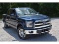 2016 Blue Jeans Ford F150 Lariat SuperCrew 4x4  photo #1