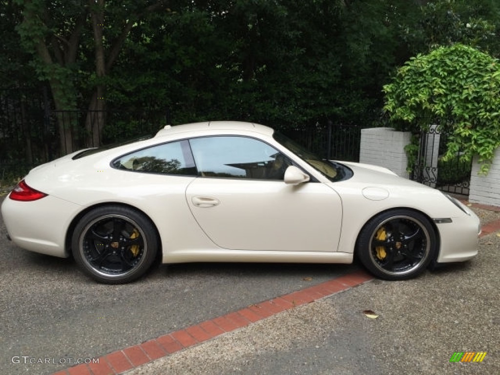 2009 911 Carrera S Coupe - Cream White / Sand Beige photo #2