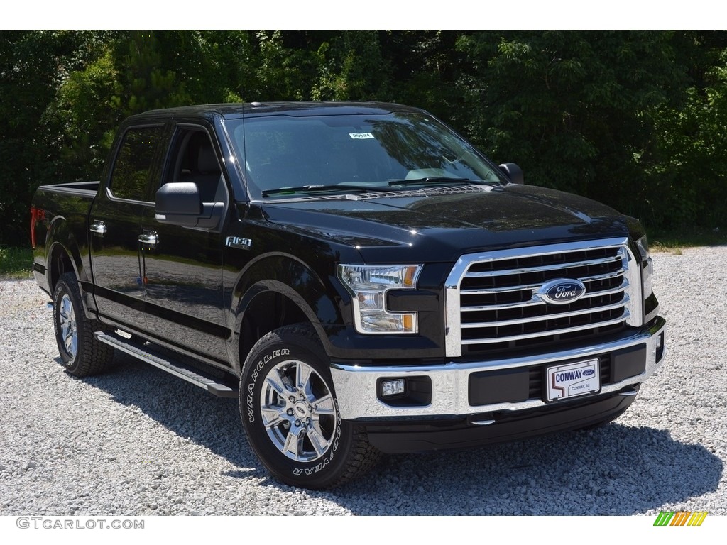 2016 F150 XLT SuperCrew 4x4 - Shadow Black / Medium Earth Gray photo #1