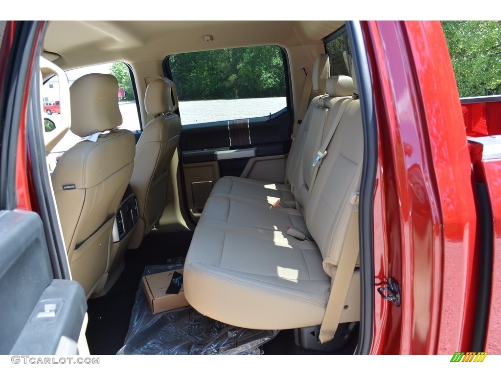 2016 F150 Lariat SuperCrew 4x4 - Ruby Red / Medium Light Camel photo #19