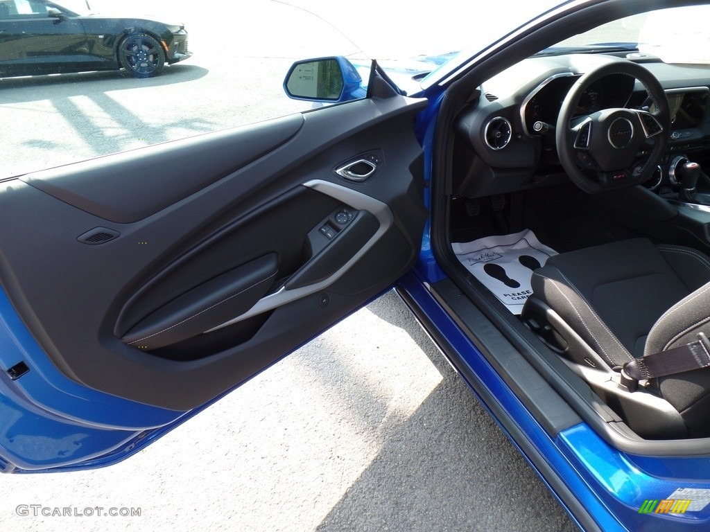 2016 Camaro SS Coupe - Hyper Blue Metallic / Jet Black photo #11