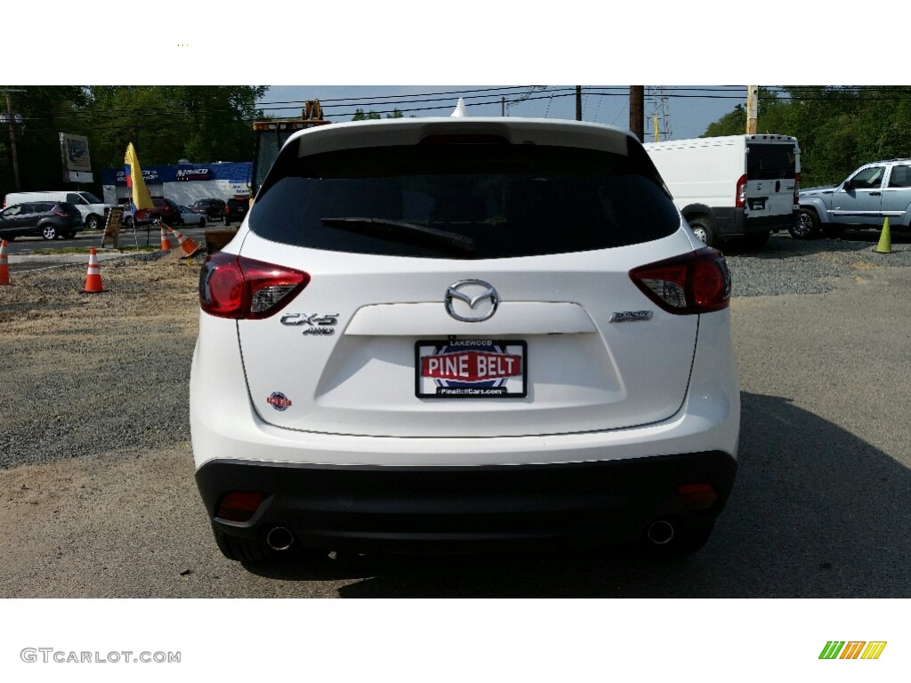 2014 CX-5 Grand Touring AWD - Crystal White Pearl Mica / Sand photo #8