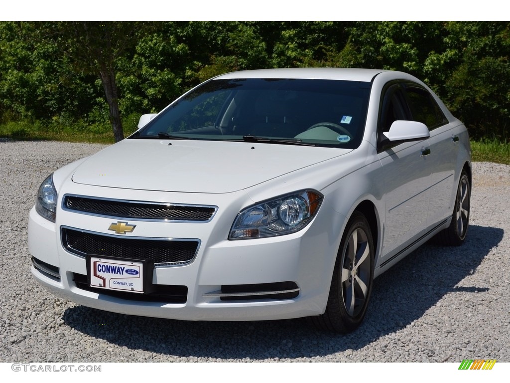 2012 Malibu LT - Summit White / Titanium photo #8