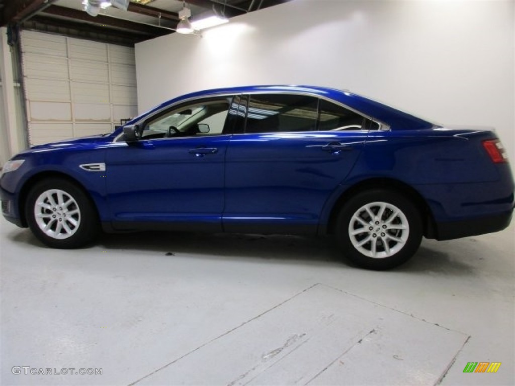 2014 Taurus SE - Deep Impact Blue / Dune photo #4