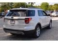 2016 White Platinum Metallic Tri-Coat Ford Explorer XLT 4WD  photo #3