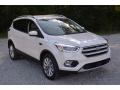 2017 White Platinum Ford Escape Titanium  photo #1