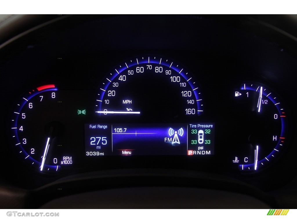 2016 Cadillac XTS Luxury Sedan Gauges Photo #113255889