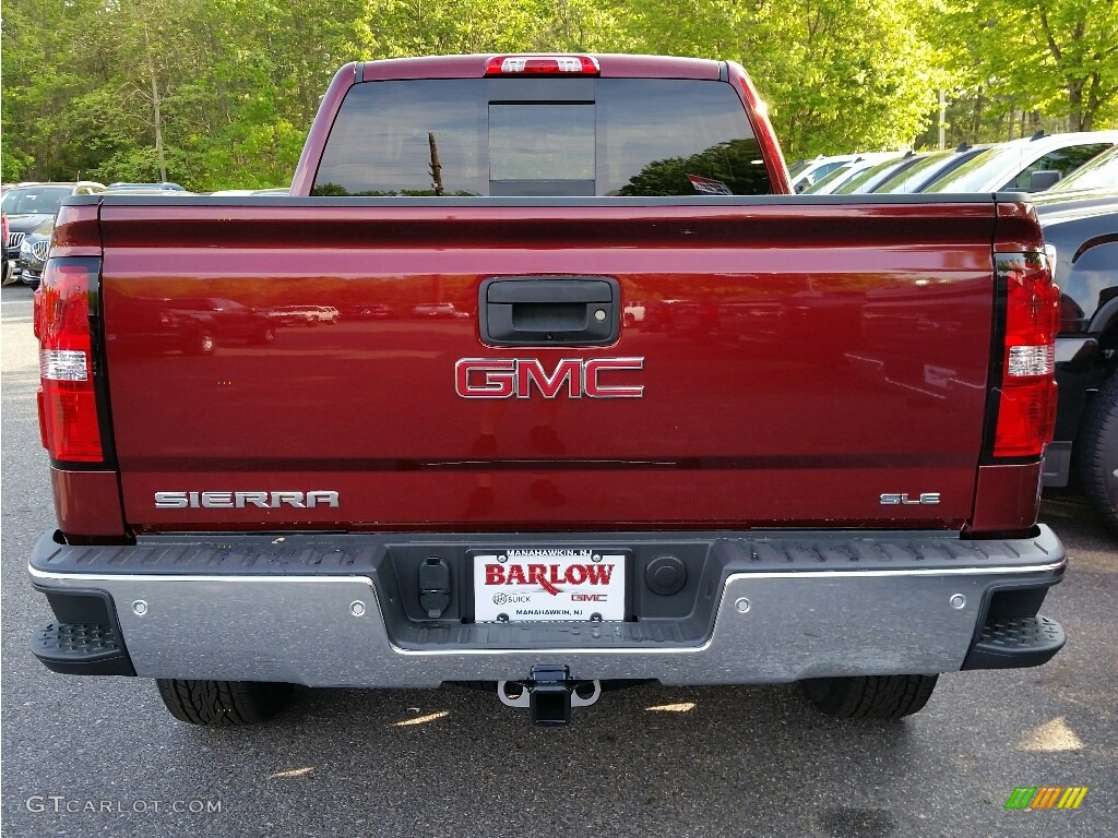 2016 Sierra 1500 SLE Double Cab 4WD - Crimson Red Tintcoat / Jet Black photo #5