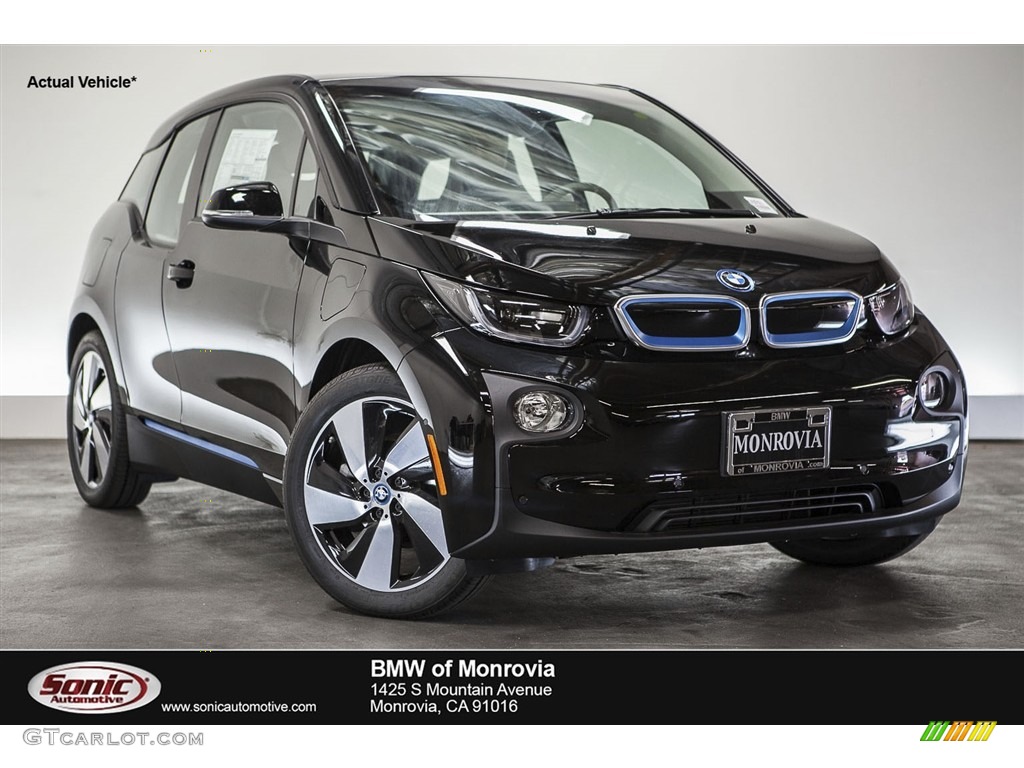 2016 i3 with Range Extender - Fluid Black / Giga Cassia Natural Leather/Carum Spice Grey Wool Cloth photo #1