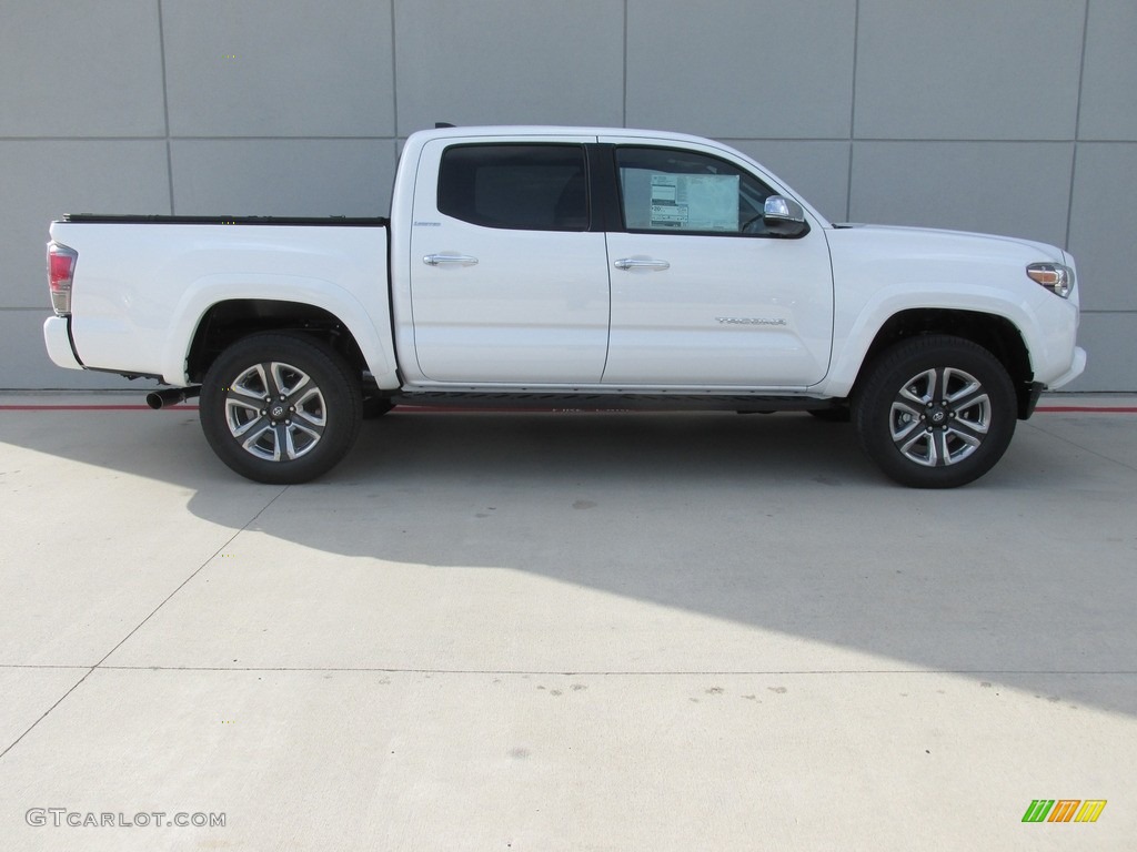 2016 Tacoma Limited Double Cab 4x4 - Super White / Limited Hickory photo #3