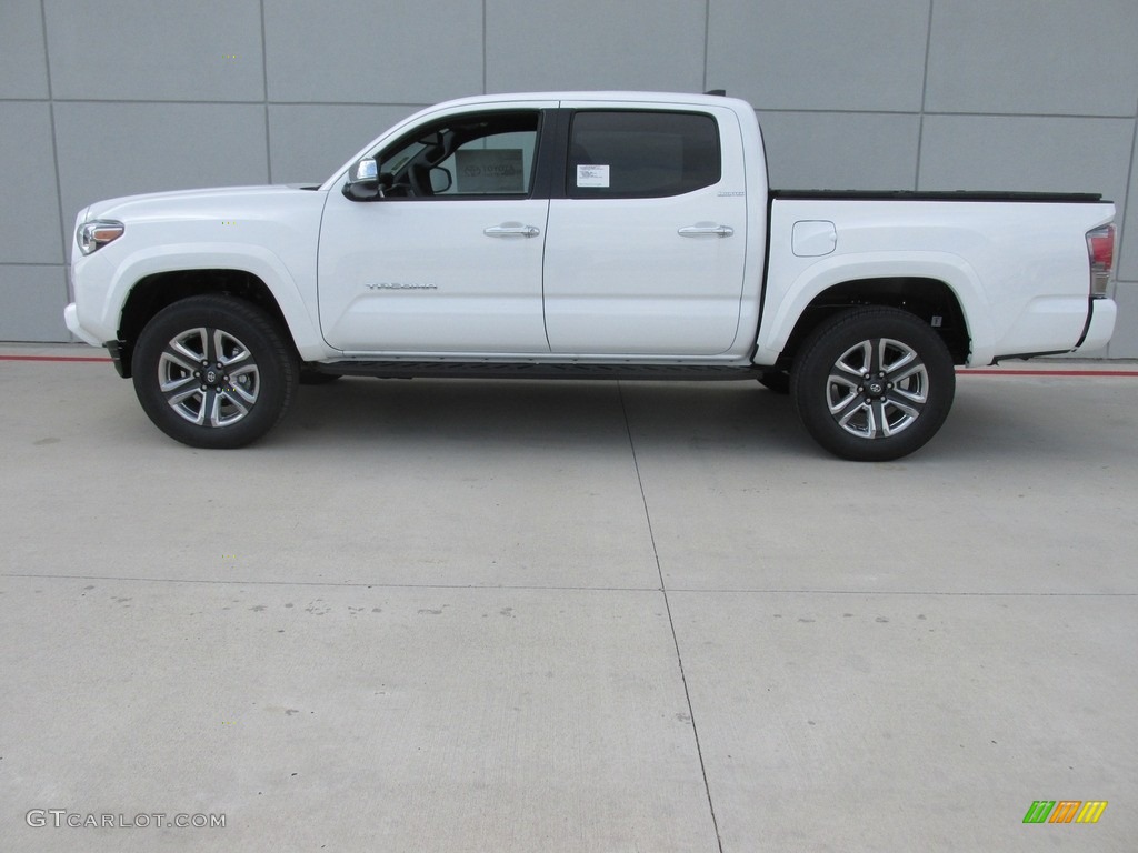 2016 Tacoma Limited Double Cab 4x4 - Super White / Limited Hickory photo #6