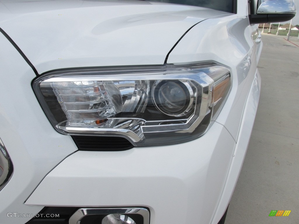 2016 Tacoma Limited Double Cab 4x4 - Super White / Limited Hickory photo #9
